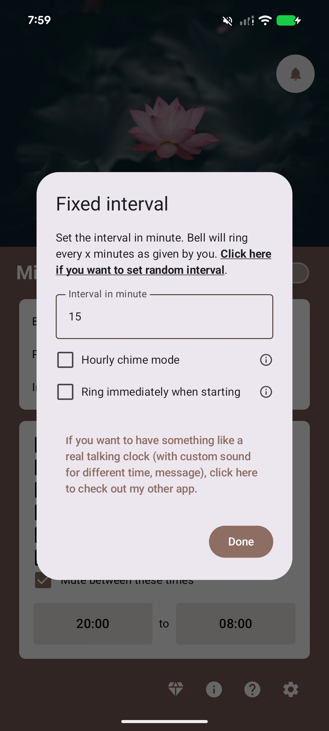 Mindfulness Bell screenshot
