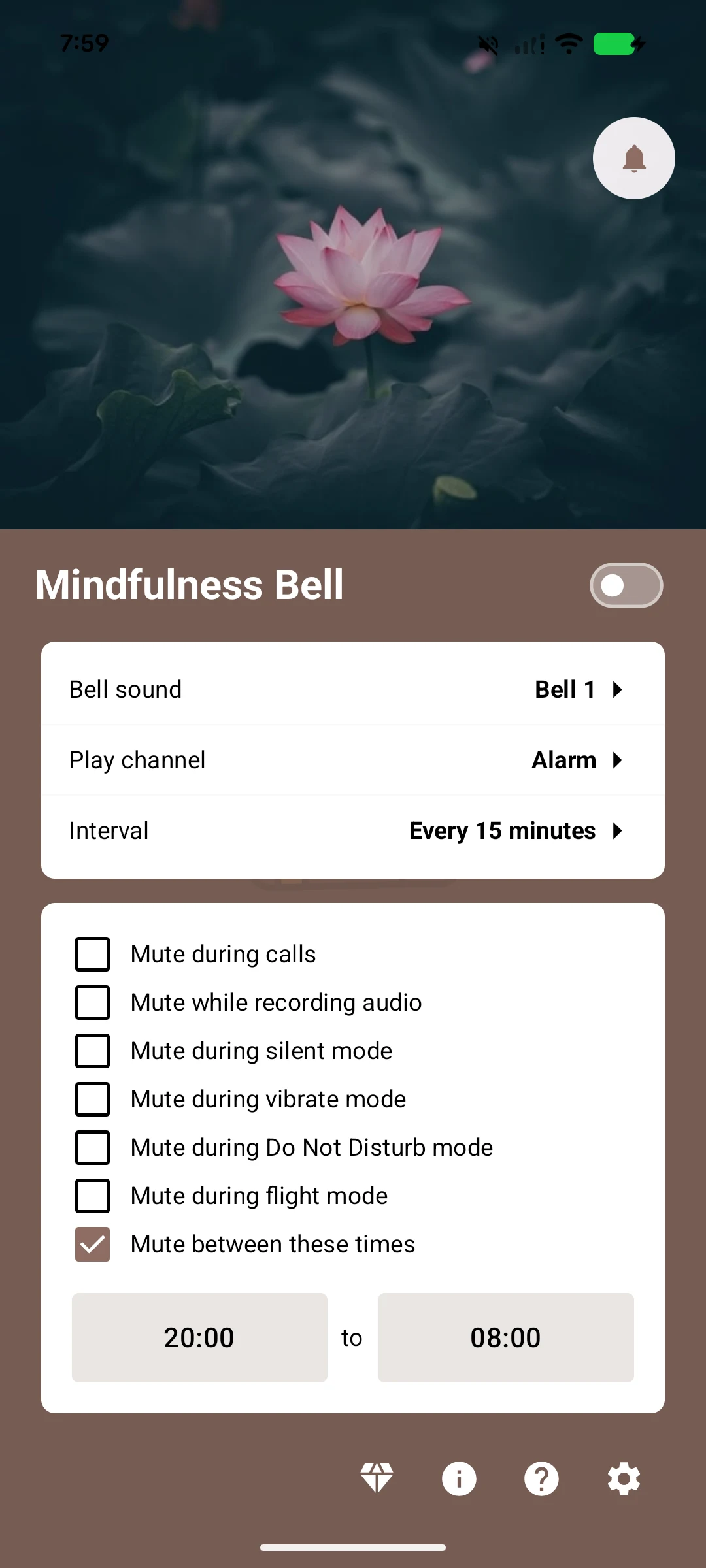 Mindfulness Bell screenshot
